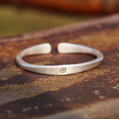 999纯银手工原创设计闺蜜手镯