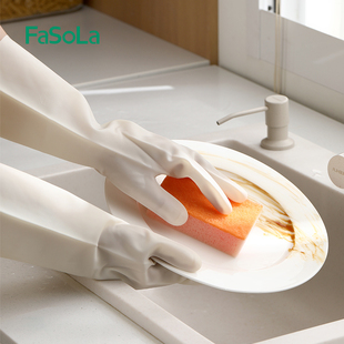 日本丁腈橡胶手套洗碗女家务常规加厚家用厨房耐磨防水耐用洗衣服