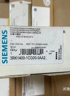 3RK1400-1CG00-0AA2 全新西门子AS接口模块【询价】