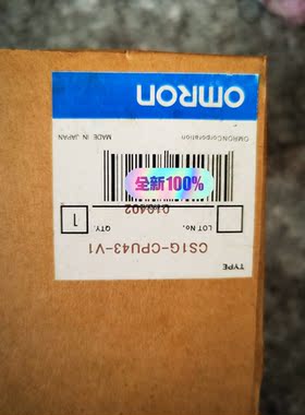 omron cs1g-cpu43-V1，实价【询价】