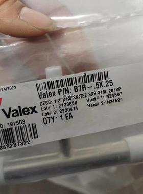 Valex 1/2×1/4R/Tee  三通316L ba级【询价】