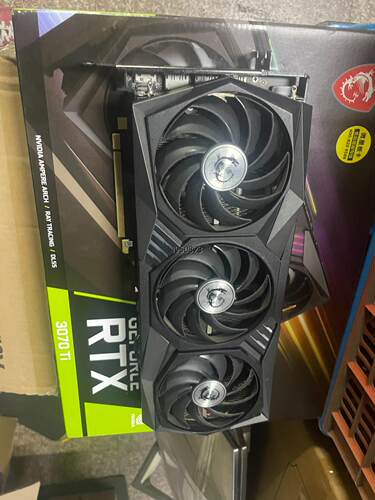 微星魔龙3070TI 8G，21年6月出厂，成色OK，原包装【询价】