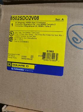 SQUARE-D接触器8502SDO2V08全新原装正品【询价】