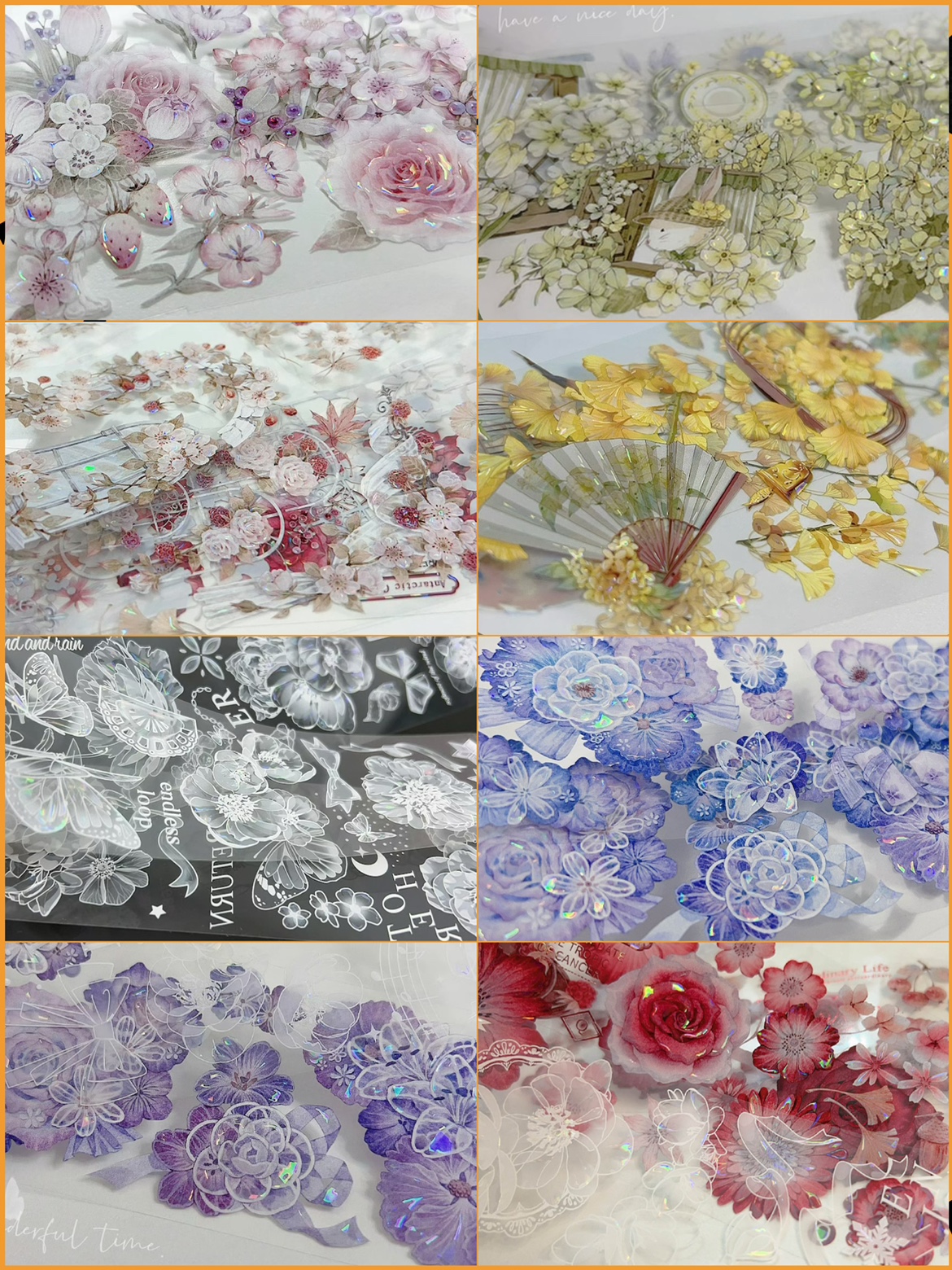 花柒所 落夕颜若桑致伊云星晚倾郁间桂花乌龙听露伴丝绒 pet胶带