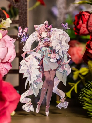 Shine工作室 独步春 新品人物卡通女孩 咕卡流麻手帐pet胶带分装