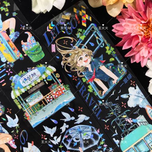 Studio VI 少女终末旅行 希尔新品日常元素咕卡流麻手帐pet胶带