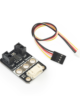 YFROBOT巡线传感器模块寻迹红外感应兼容Arduino掌控板积木插孔