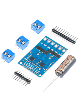 MD02电机驱动 H桥双路17A 电流检测 DRV8701 TI比赛 170W