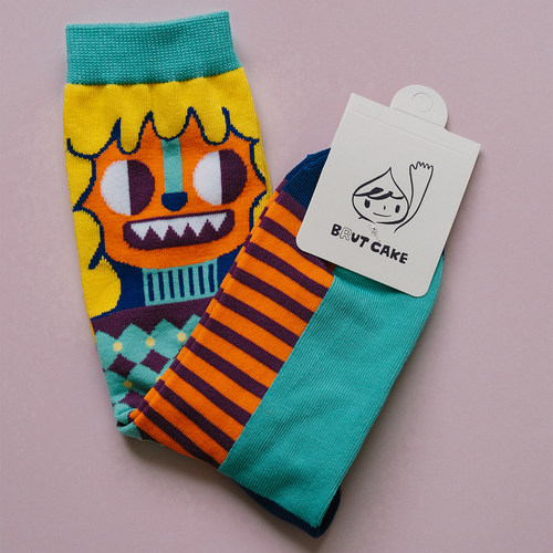 BrutCake原创设计微笑袜特惠出清