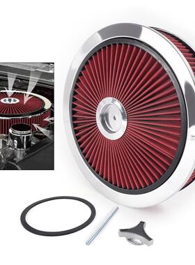 空气英寸流量清洗14x英寸可高汽车用品过滤器圆形3滤清器14X4