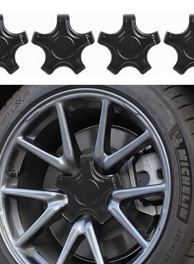 ABS罩汽车集线器特斯拉车轮model3盖中心改装轮毂适用盖保护五爪