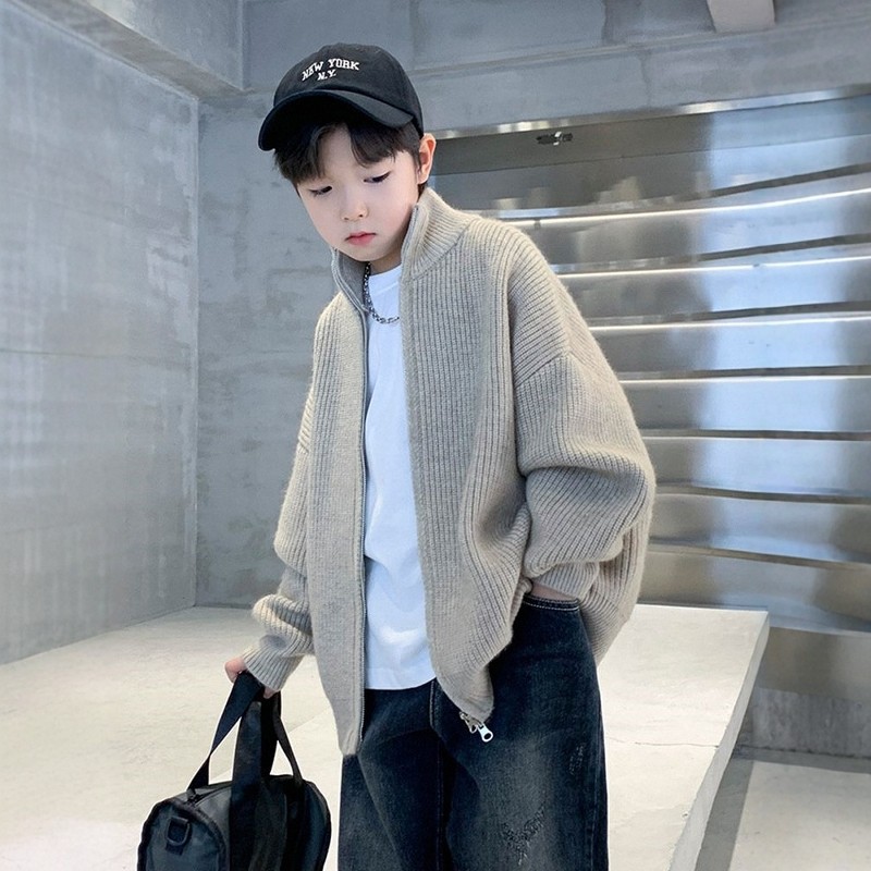 日本JGYP2026新款男春款开衫毛衣外套帅气时髦针织拉链上衣中大童,童装/婴儿装/亲子装,毛衣/针织衫,淘宝优惠券,粉丝福利购,淘宝优惠卷