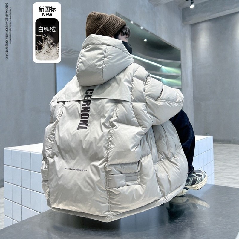 日本JGYPDM2026新款男童羽绒服冬季加厚儿童防寒免洗外套中大童潮