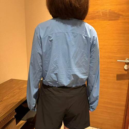 lululemon run crew graphic cinch-hem jacket 女士薄款外套
