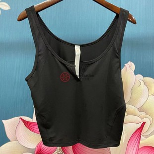 Lululemon Cropped Henley Tank 瑜伽跑步 运动背心 不含胸垫