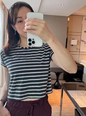 lululemon cates tee   女士休闲运动短袖