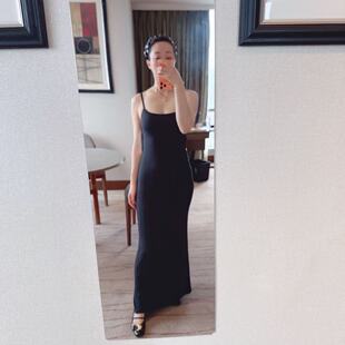lululemon thin-strap 女士细肩带内置内衣长款连衣裙
