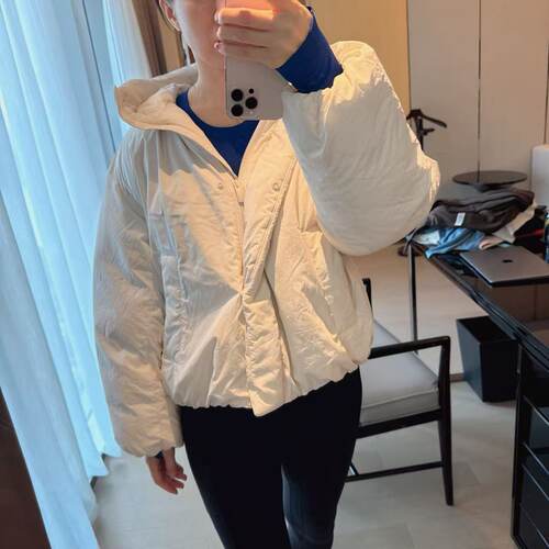 lululemon bubble-hem down puffer jacket 女士短款羽绒服