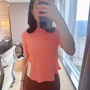 Lululemon UVP Fold-OverRunningT-shirt 女士T恤 防晒短袖