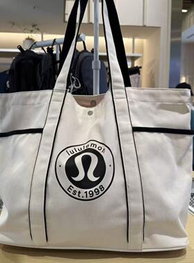 lululemon daily multi-pocket mini canvas tote 多口袋托特包