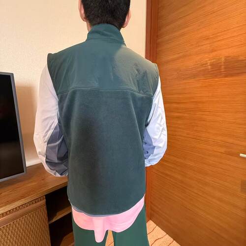 lululemon fleece and ripstop 男士徒步拉绒马甲