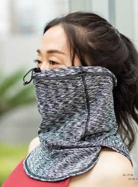 lululemon cross chill run Neckwarmer  骑行跑步 保暖面罩 颈套