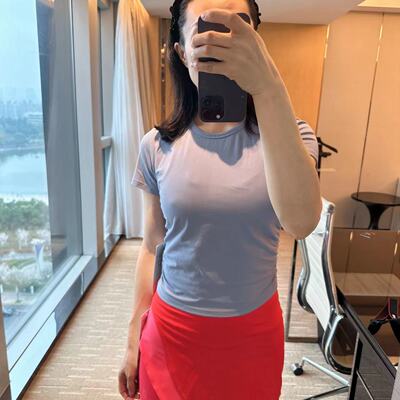 Lululemon运动瑜伽跑步短袖