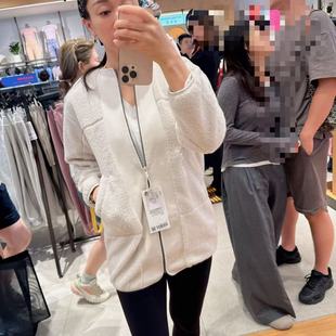lululemon collarless textured fleece FZ 女士拉绒拉链外套