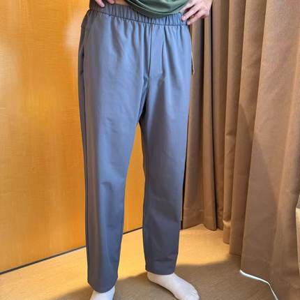 lululemon abc warpstreme pull-on pant 男士松紧腰长裤常规偏短