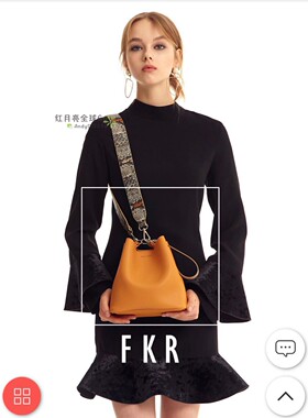 FIND KAPOOR梵德卡普尔单肩斜挎包女士水桶包