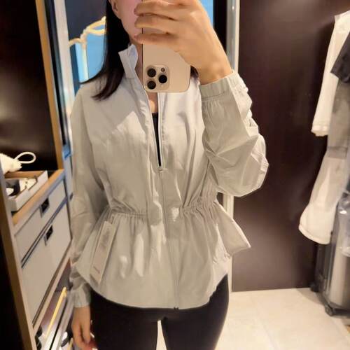 lululemon UV-protective 女士跑步腰部抽绳外套