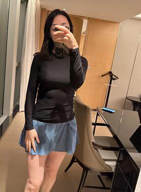 lululemon senseknit 男士运动长袖T 女士也可以穿