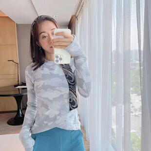 crossing 套头 lululemon 女士短款 运动长袖 rulu close