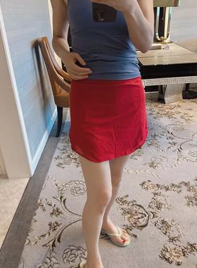 lululemon hotty hot HR skirt 高腰运动短裙 4寸内长