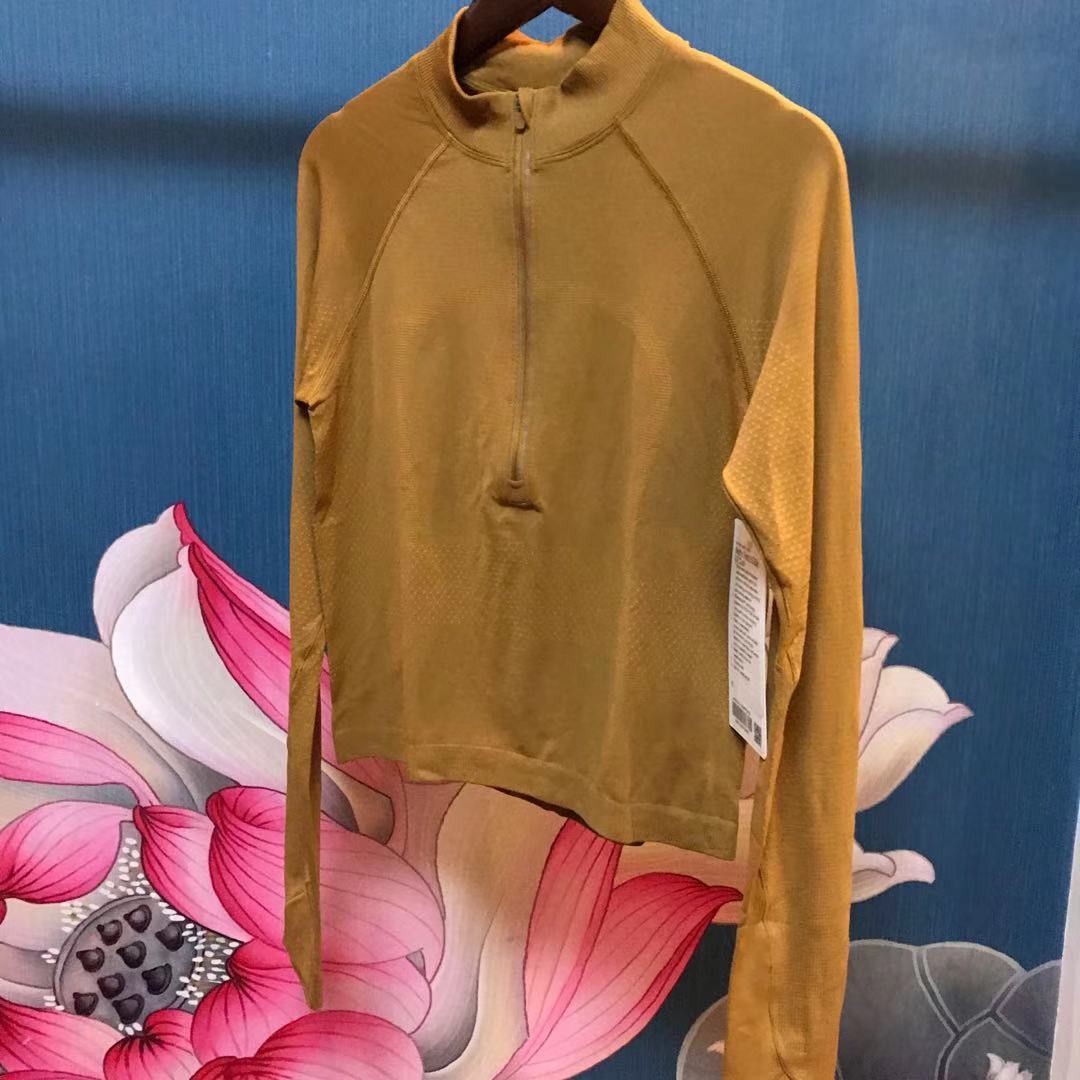 女士半拉链长袖t恤Cool