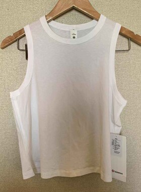 Lululemon Classic-Fit Cotton-Blend Tank 女士棉混纺背心