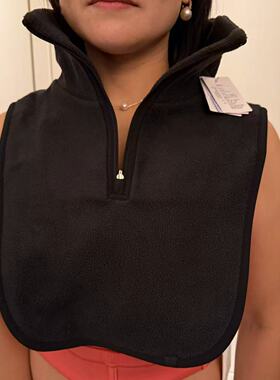 lululemon fleece half-zip dickie 假领子