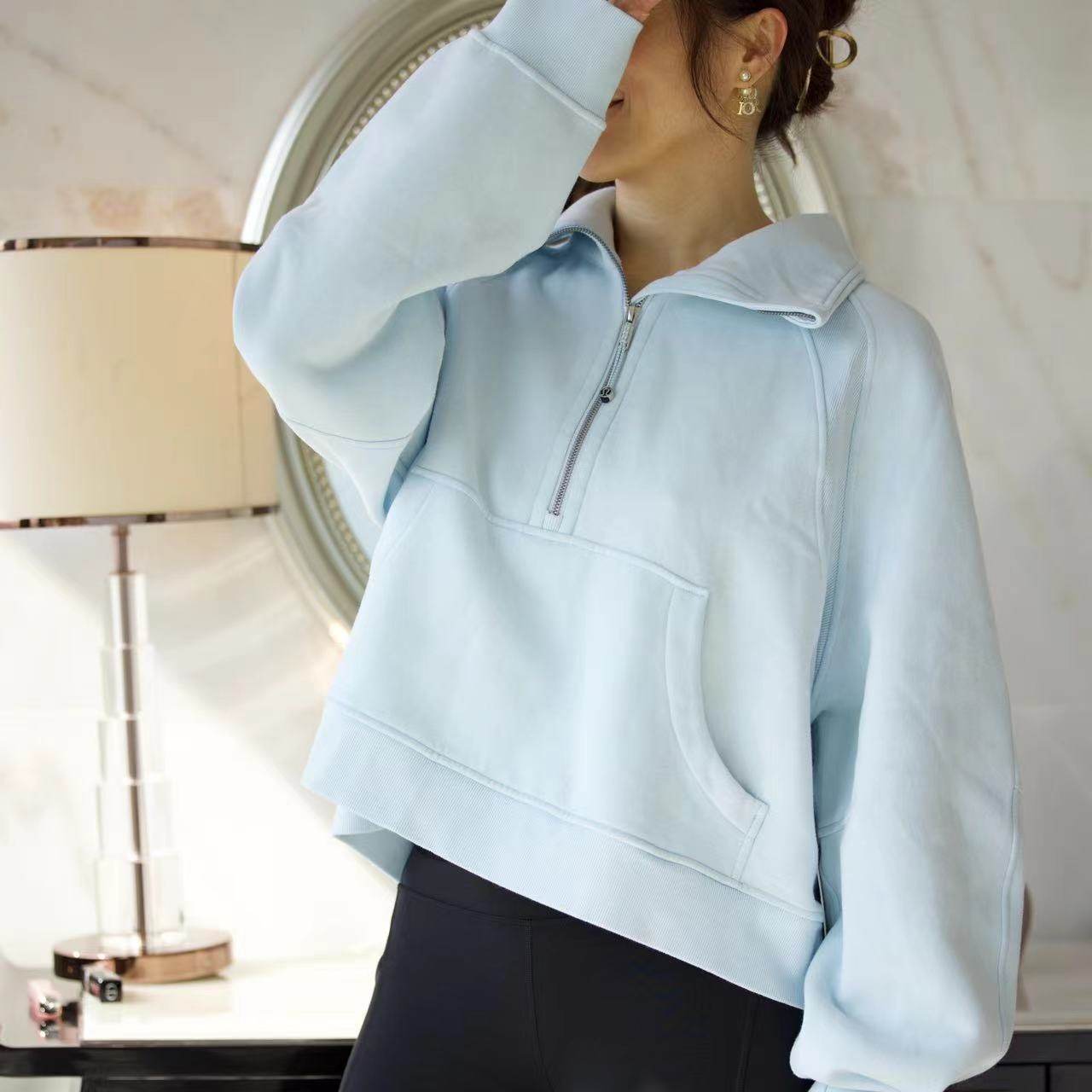 Lululemon Scuba Oversized Funnel Neck 女士短款卫衣外套,运动/瑜伽/健身/球迷用品,瑜伽外套,淘宝优惠券,粉丝福利购,淘宝优惠卷