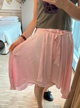 lululemon midi-length satin wrap skirt 女士半身裙