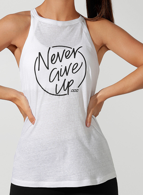 lorna Jane never give up tank 瑜伽运动背心