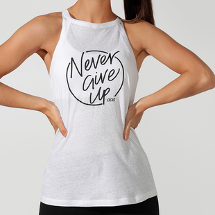 lorna Jane never give up tank 瑜伽运动背心