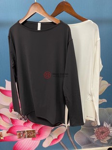 lululemon back in action LS 宽松款型长袖T恤 rulu 面料