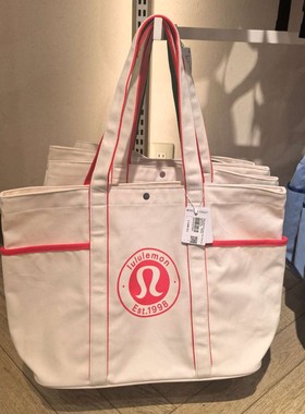 lululemon daily multi-pocket mini canvas tote 多口袋托特包