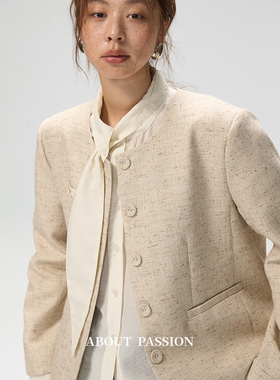 About Passion · 新中式圆领宽松复古外套