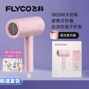 FLYCO/飞科电吹风机负离子护发家用小型便携可折叠速干护发FH6278