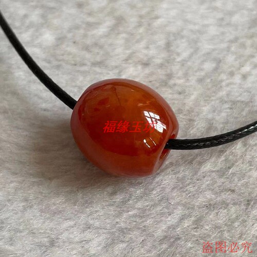 正品缅甸老坑糯冰种红翡路路通