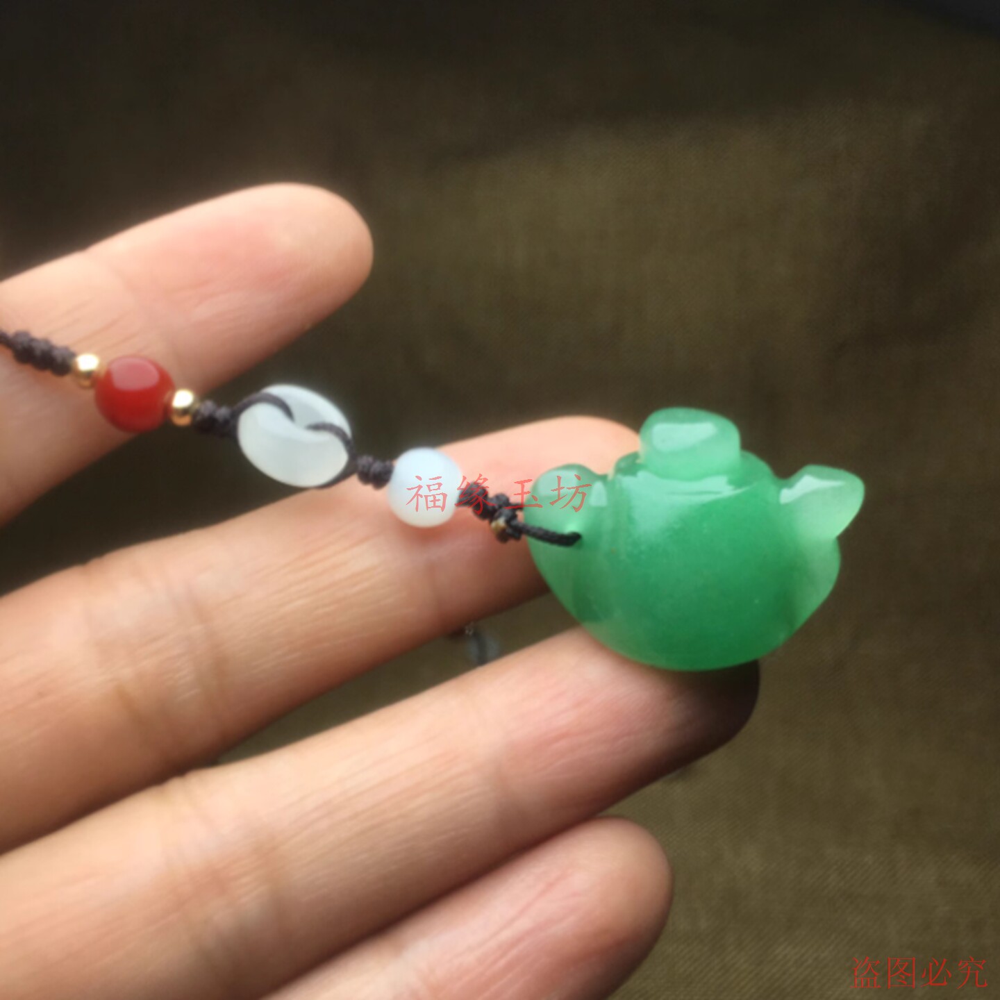 把把壶钥匙扣手把件麻将小茶壶男士随身把玩玉石和田玉白玉东陵玉