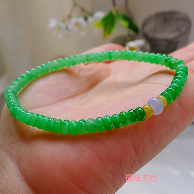 翠手链珠项链玉石珠子手串项链