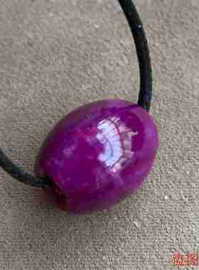 吊坠天然南非紫苏纪石单珠原创