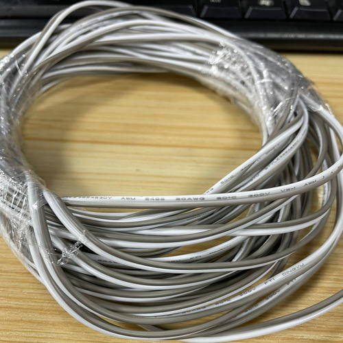 UL2468 20/22AWG灰白排线 白灰双并线 LED灯电源线CHENGXING电线